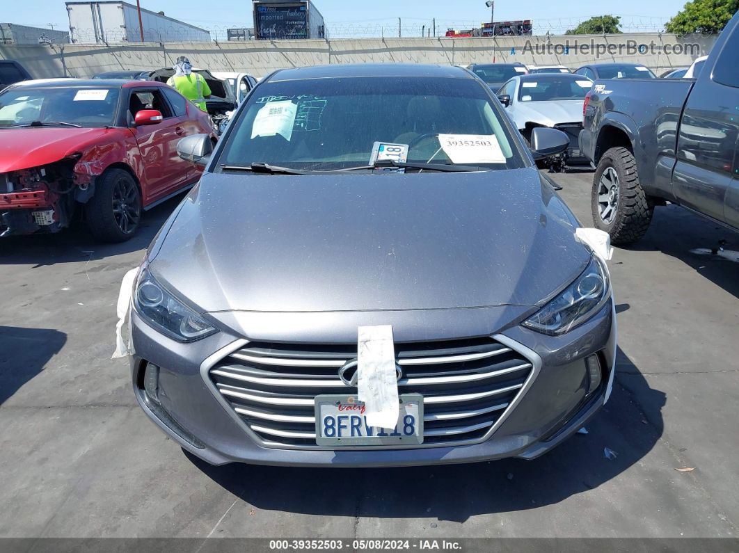 2018 Hyundai Elantra Value Edition Gray vin: 5NPD84LF3JH356481