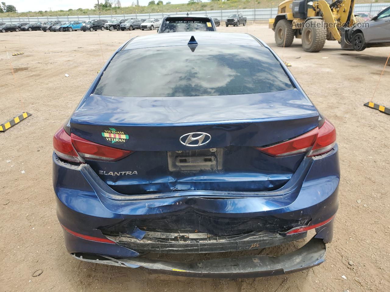 2018 Hyundai Elantra Sel Blue vin: 5NPD84LF3JH359784