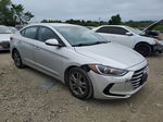 2018 Hyundai Elantra Sel Silver vin: 5NPD84LF3JH370784