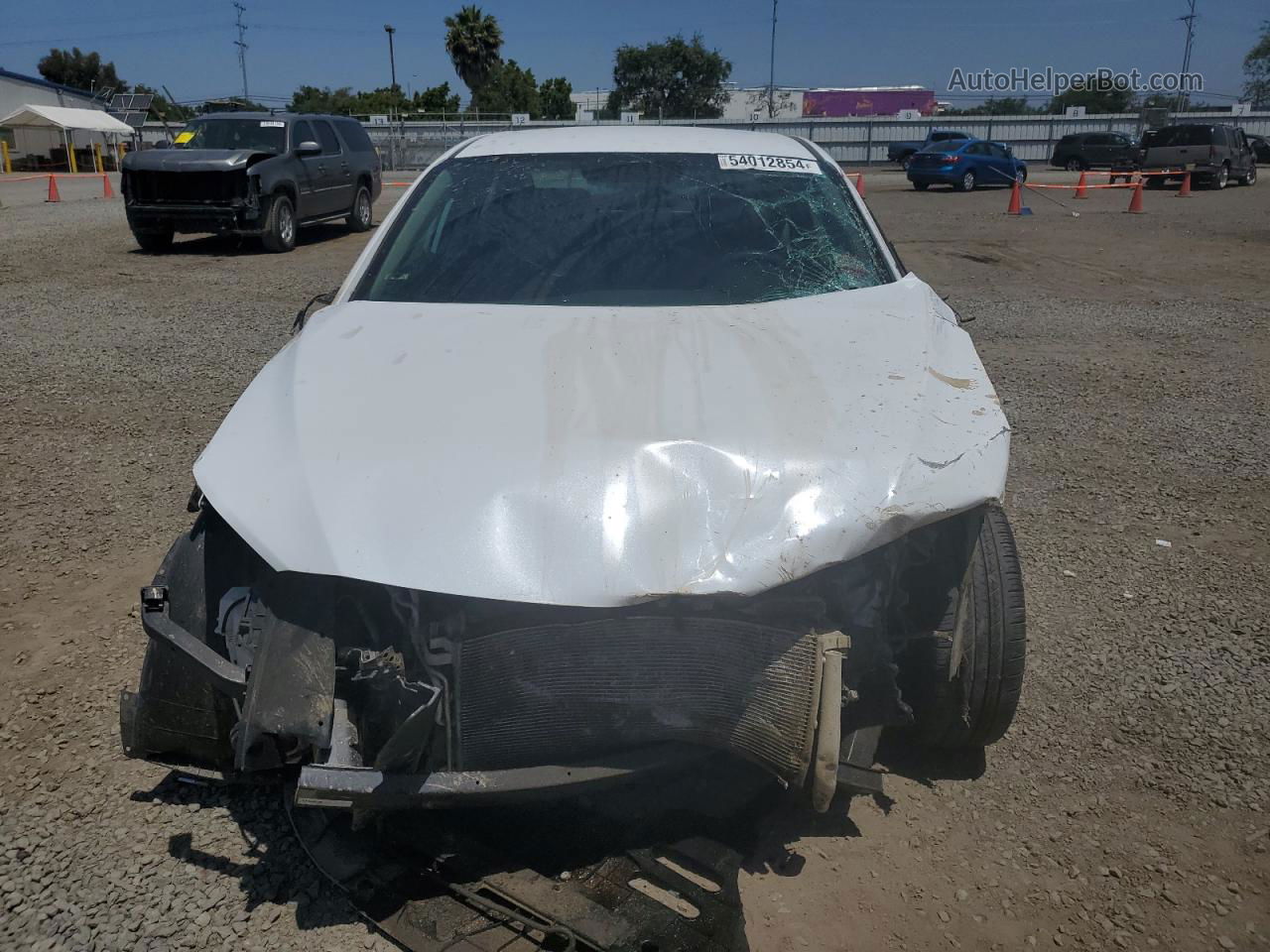 2018 Hyundai Elantra Sel White vin: 5NPD84LF3JH396804