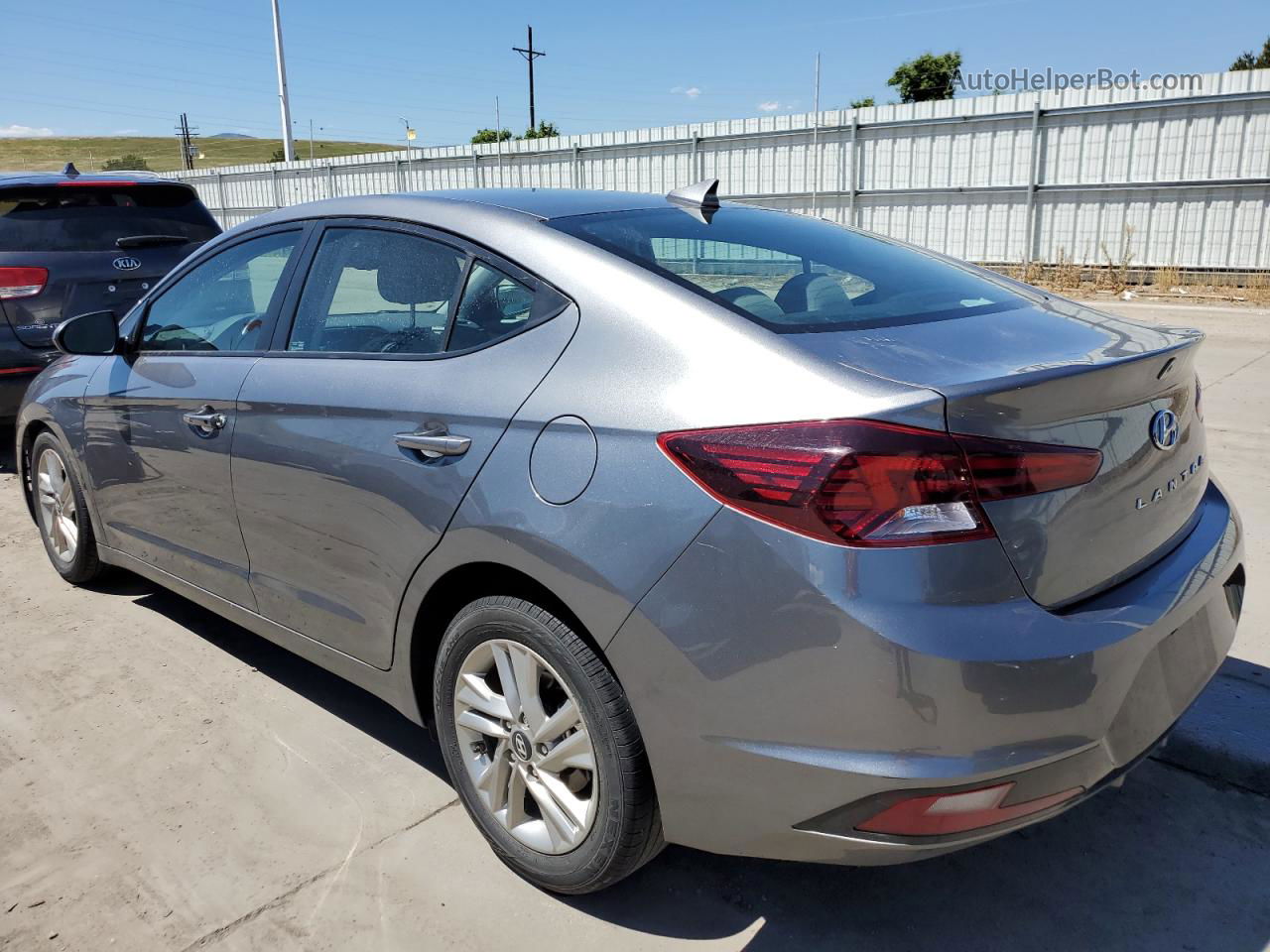 2019 Hyundai Elantra Sel Charcoal vin: 5NPD84LF3KH417197