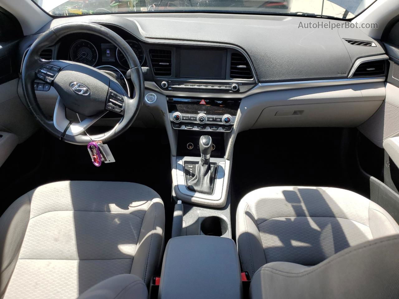 2019 Hyundai Elantra Sel Charcoal vin: 5NPD84LF3KH417197