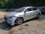 2019 Hyundai Elantra Sel Silver vin: 5NPD84LF3KH420276