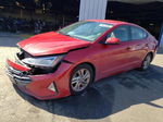 2019 Hyundai Elantra Sel Red vin: 5NPD84LF3KH424375