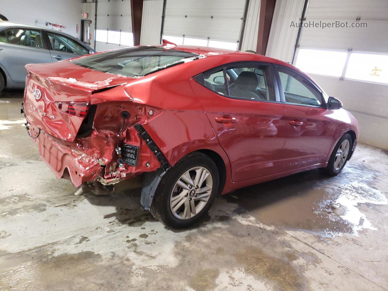 2019 Hyundai Elantra Sel Red vin: 5NPD84LF3KH426272