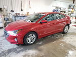 2019 Hyundai Elantra Sel Red vin: 5NPD84LF3KH426272