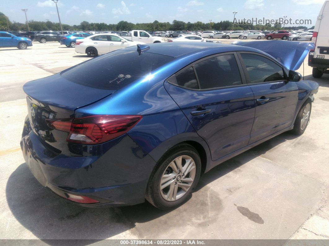 2019 Hyundai Elantra Sel Blue vin: 5NPD84LF3KH430256