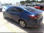 2019 Hyundai Elantra Sel Blue vin: 5NPD84LF3KH430256