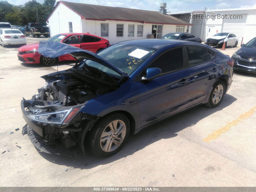 2019 Hyundai Elantra Sel Blue vin: 5NPD84LF3KH430256