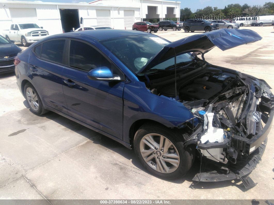 2019 Hyundai Elantra Sel Blue vin: 5NPD84LF3KH430256