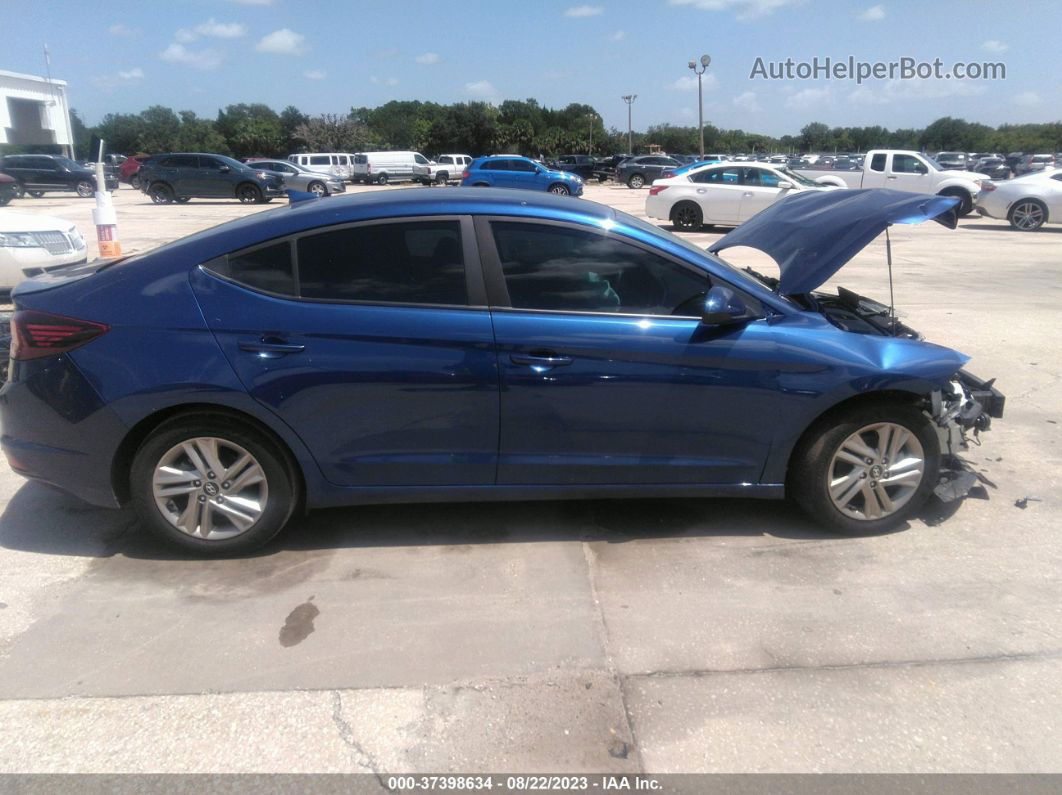 2019 Hyundai Elantra Sel Blue vin: 5NPD84LF3KH430256