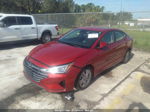 2019 Hyundai Elantra Sel Red vin: 5NPD84LF3KH448840