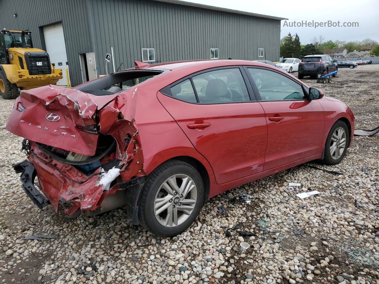 2019 Hyundai Elantra Sel Brown vin: 5NPD84LF3KH475987