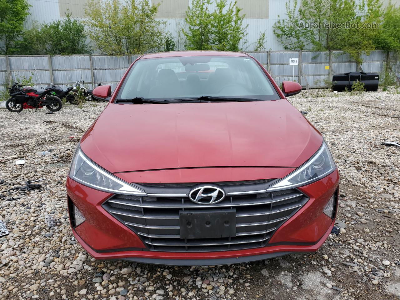 2019 Hyundai Elantra Sel Brown vin: 5NPD84LF3KH475987