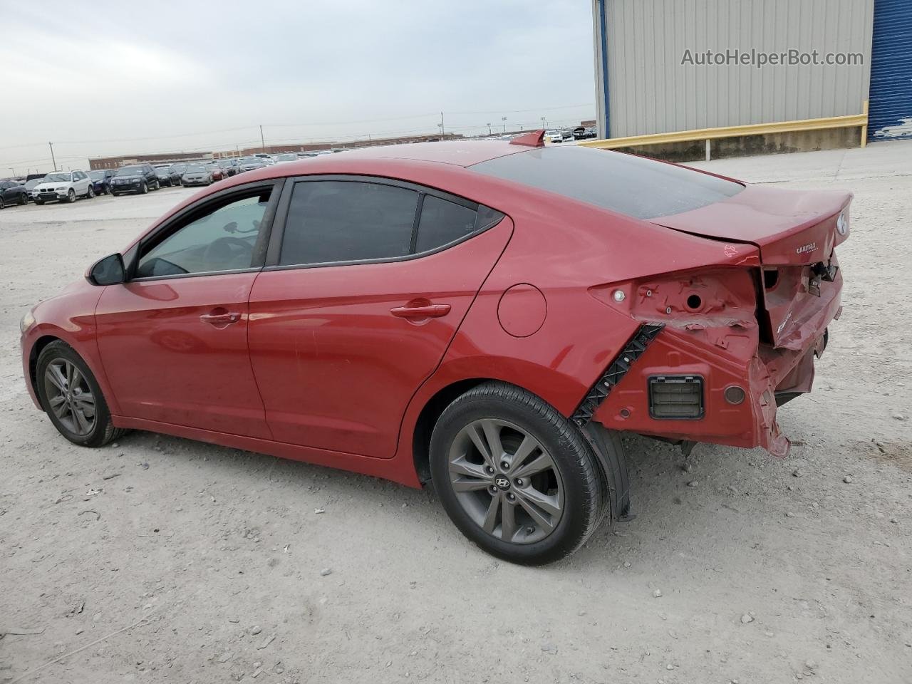 2017 Hyundai Elantra Se Red vin: 5NPD84LF4HH040470