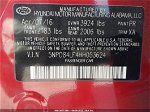 2017 Hyundai Elantra Se Red vin: 5NPD84LF4HH053624