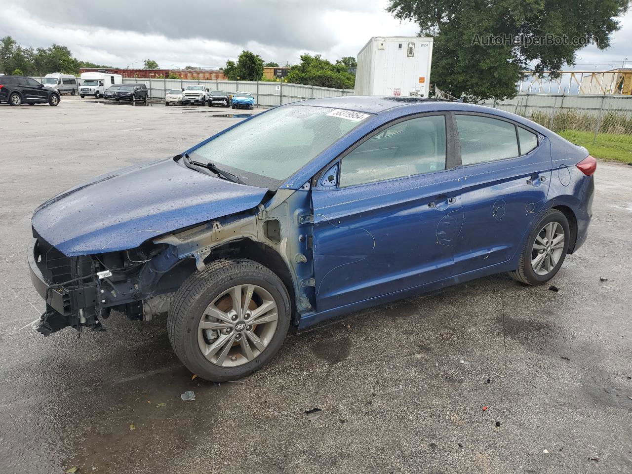 2017 Hyundai Elantra Se Blue vin: 5NPD84LF4HH123669