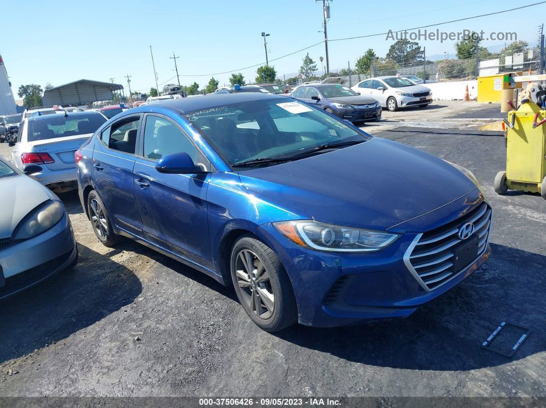 2017 Hyundai Elantra Se Blue vin: 5NPD84LF4HH150886