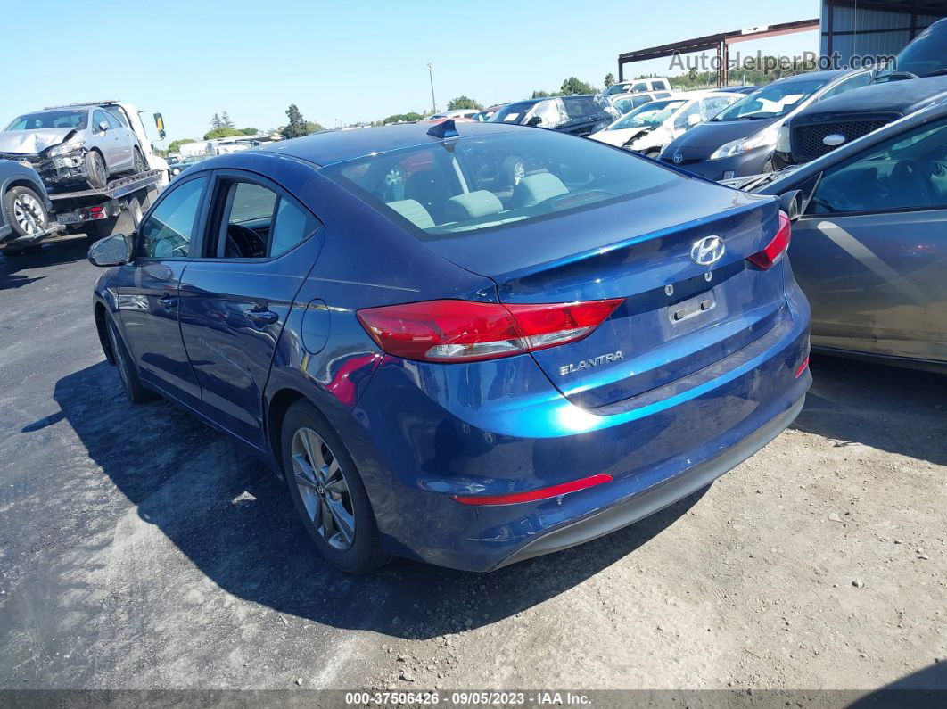 2017 Hyundai Elantra Se Blue vin: 5NPD84LF4HH150886