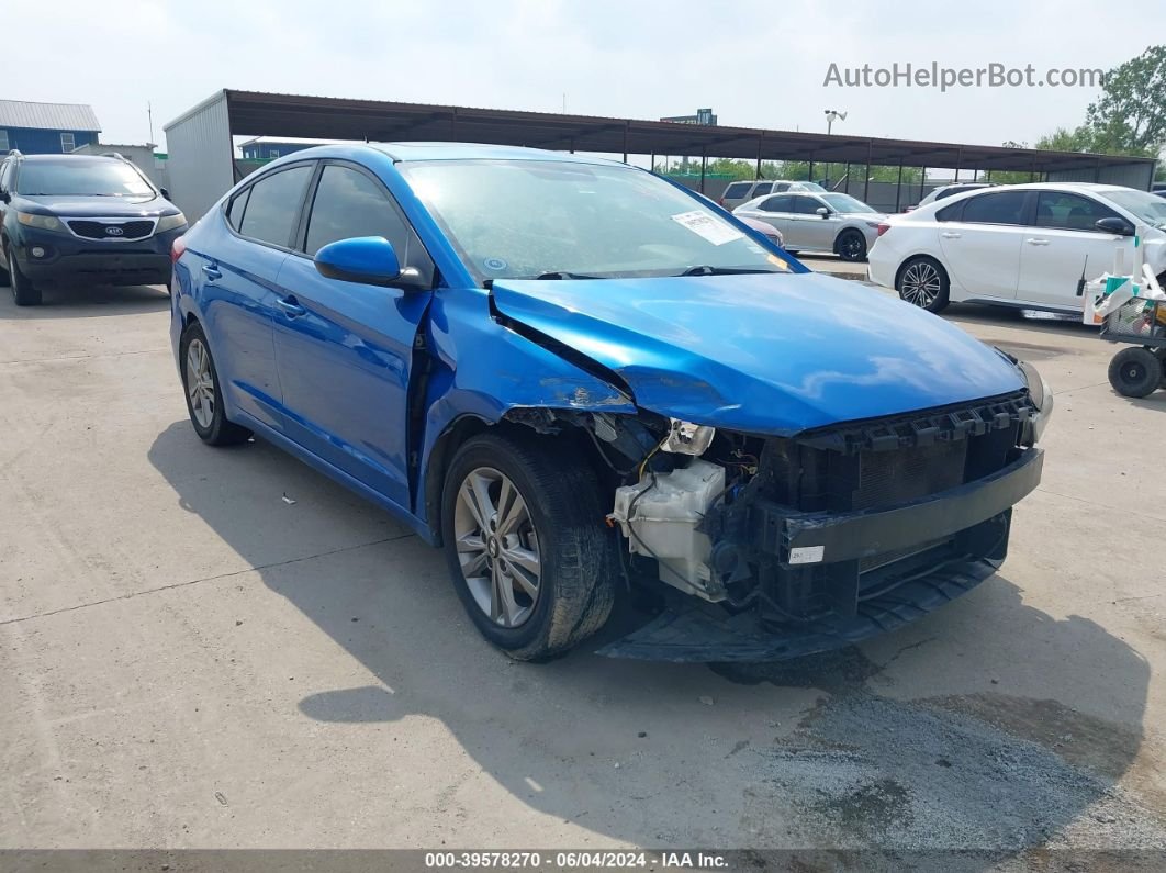 2017 Hyundai Elantra Value Edition Blue vin: 5NPD84LF4HH169342