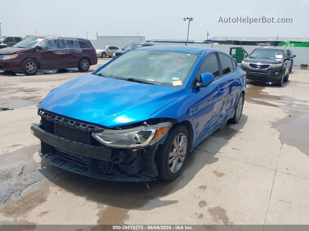 2017 Hyundai Elantra Value Edition Синий vin: 5NPD84LF4HH169342