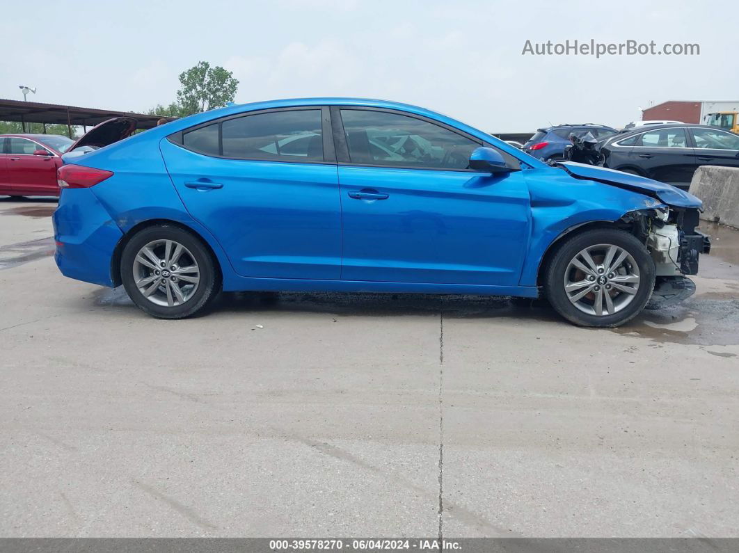 2017 Hyundai Elantra Value Edition Blue vin: 5NPD84LF4HH169342