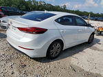 2017 Hyundai Elantra Se White vin: 5NPD84LF4HH170880