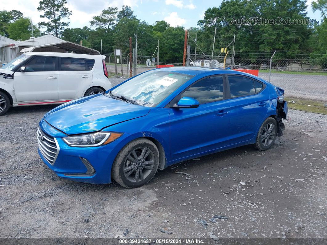 2017 Hyundai Elantra Value Edition Blue vin: 5NPD84LF4HH173729