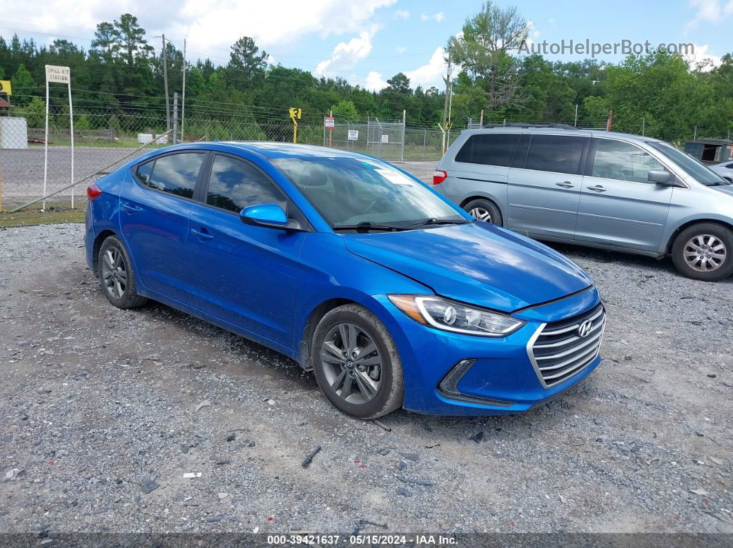 2017 Hyundai Elantra Value Edition Blue vin: 5NPD84LF4HH173729