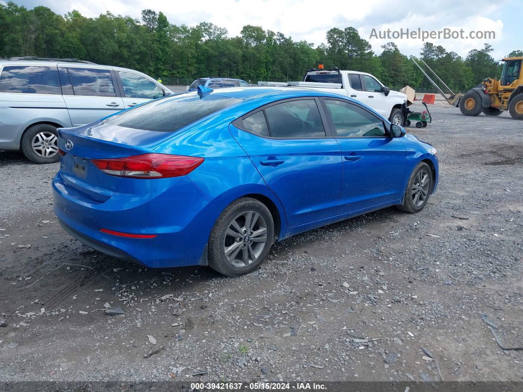 2017 Hyundai Elantra Value Edition Blue vin: 5NPD84LF4HH173729