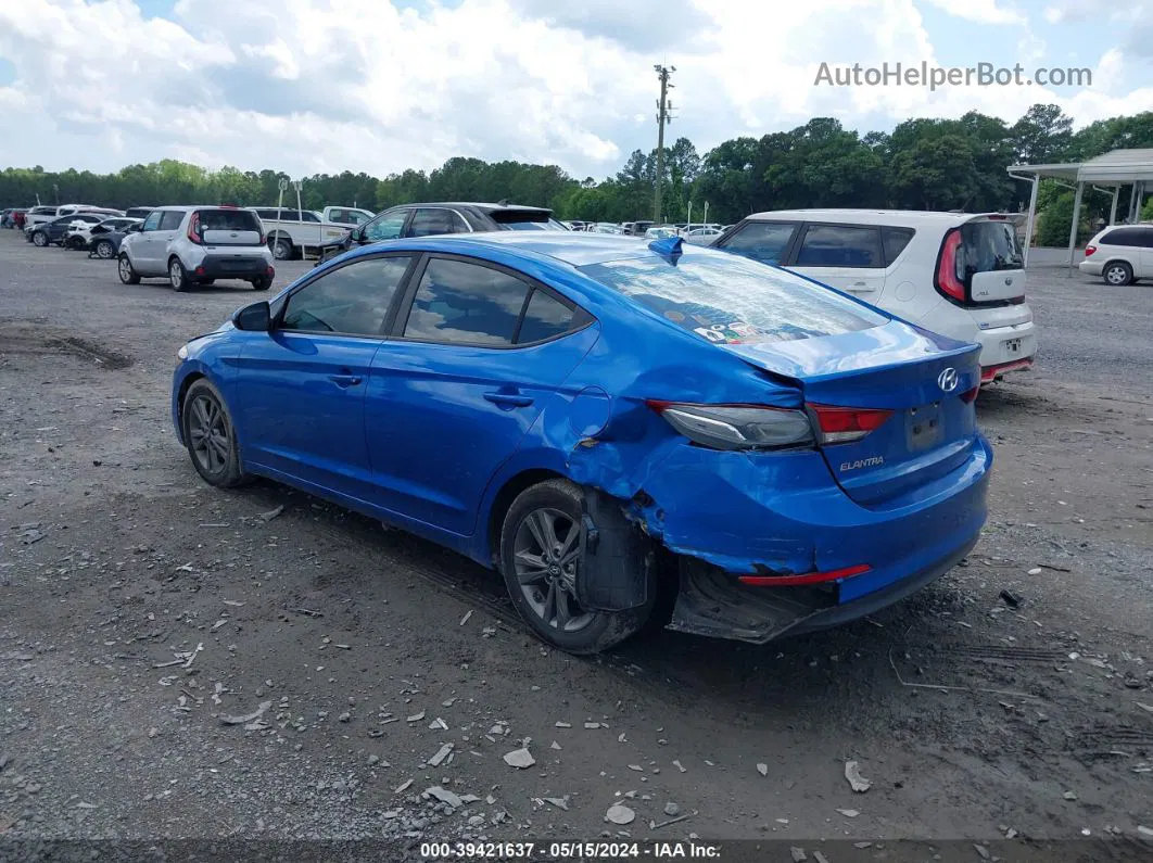 2017 Hyundai Elantra Value Edition Blue vin: 5NPD84LF4HH173729