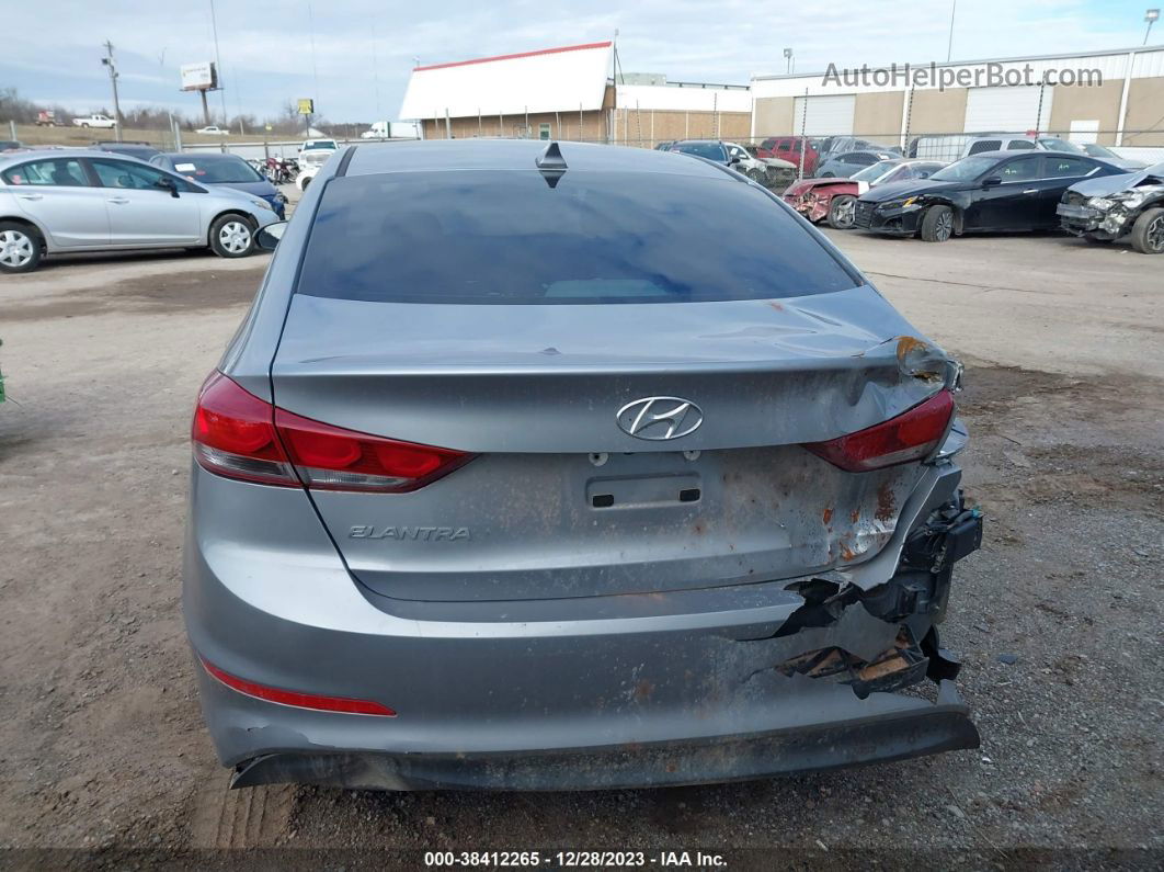 2017 Hyundai Elantra Value Edition Gray vin: 5NPD84LF4HH184875