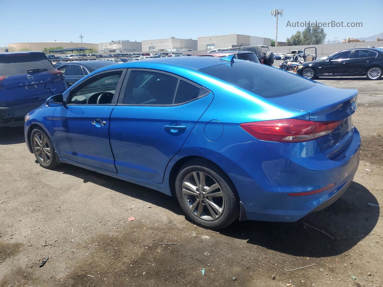 2017 Hyundai Elantra Se Blue vin: 5NPD84LF4HH209161