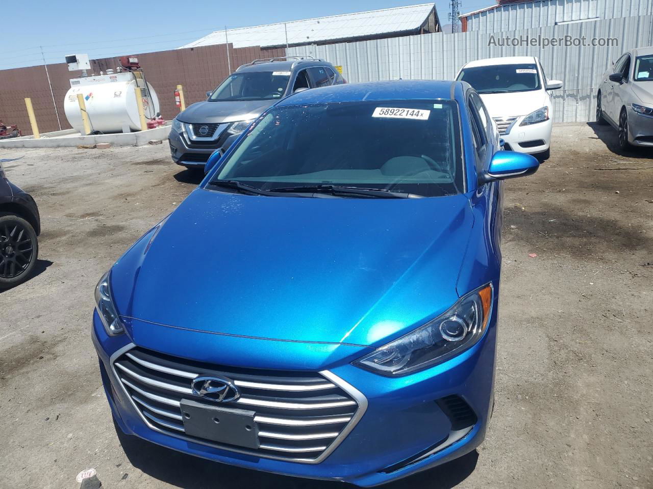 2017 Hyundai Elantra Se Blue vin: 5NPD84LF4HH209161