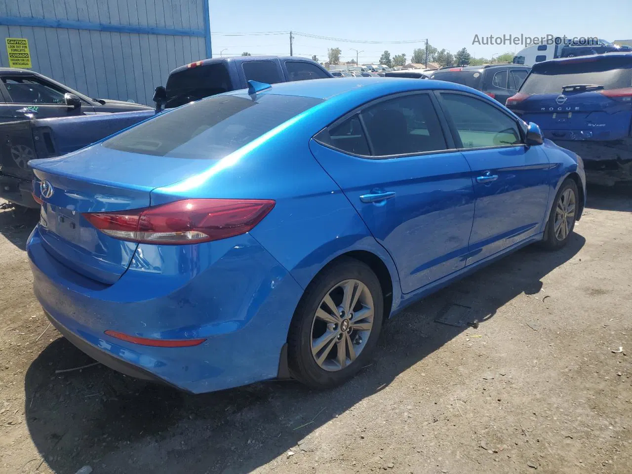 2017 Hyundai Elantra Se Blue vin: 5NPD84LF4HH209161