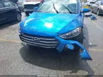 2018 Hyundai Elantra Sel Синий vin: 5NPD84LF4JH214558