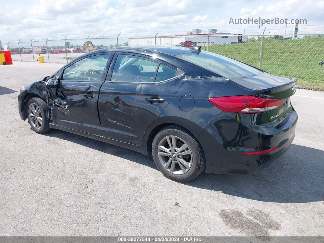 2018 Hyundai Elantra Sel Black vin: 5NPD84LF4JH218769