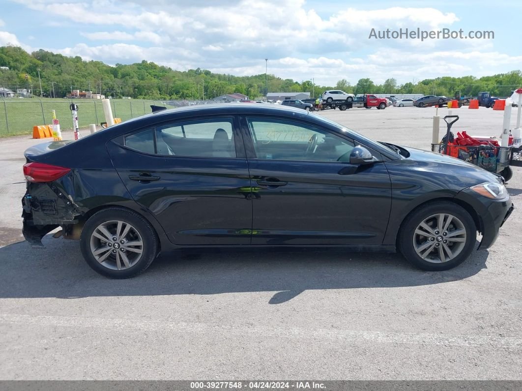 2018 Hyundai Elantra Sel Black vin: 5NPD84LF4JH218769