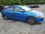 2018 Hyundai Elantra Sel Blue vin: 5NPD84LF4JH219243