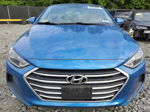 2018 Hyundai Elantra Sel Blue vin: 5NPD84LF4JH219243