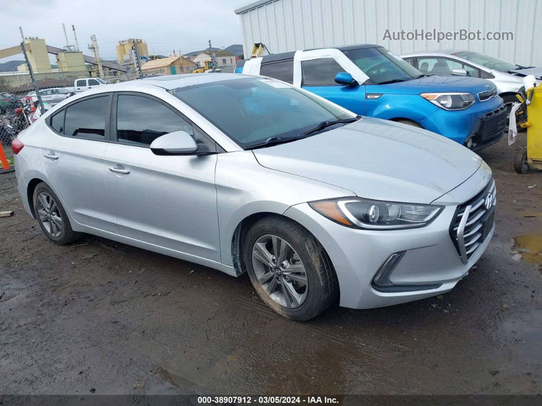 2018 Hyundai Elantra Value Edition Silver vin: 5NPD84LF4JH224541