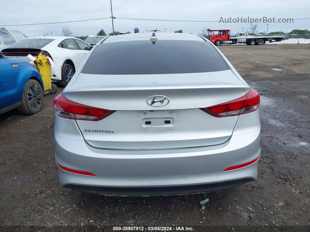 2018 Hyundai Elantra Value Edition Silver vin: 5NPD84LF4JH224541