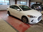 2018 Hyundai Elantra Sel White vin: 5NPD84LF4JH233806