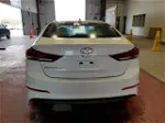 2018 Hyundai Elantra Sel White vin: 5NPD84LF4JH233806