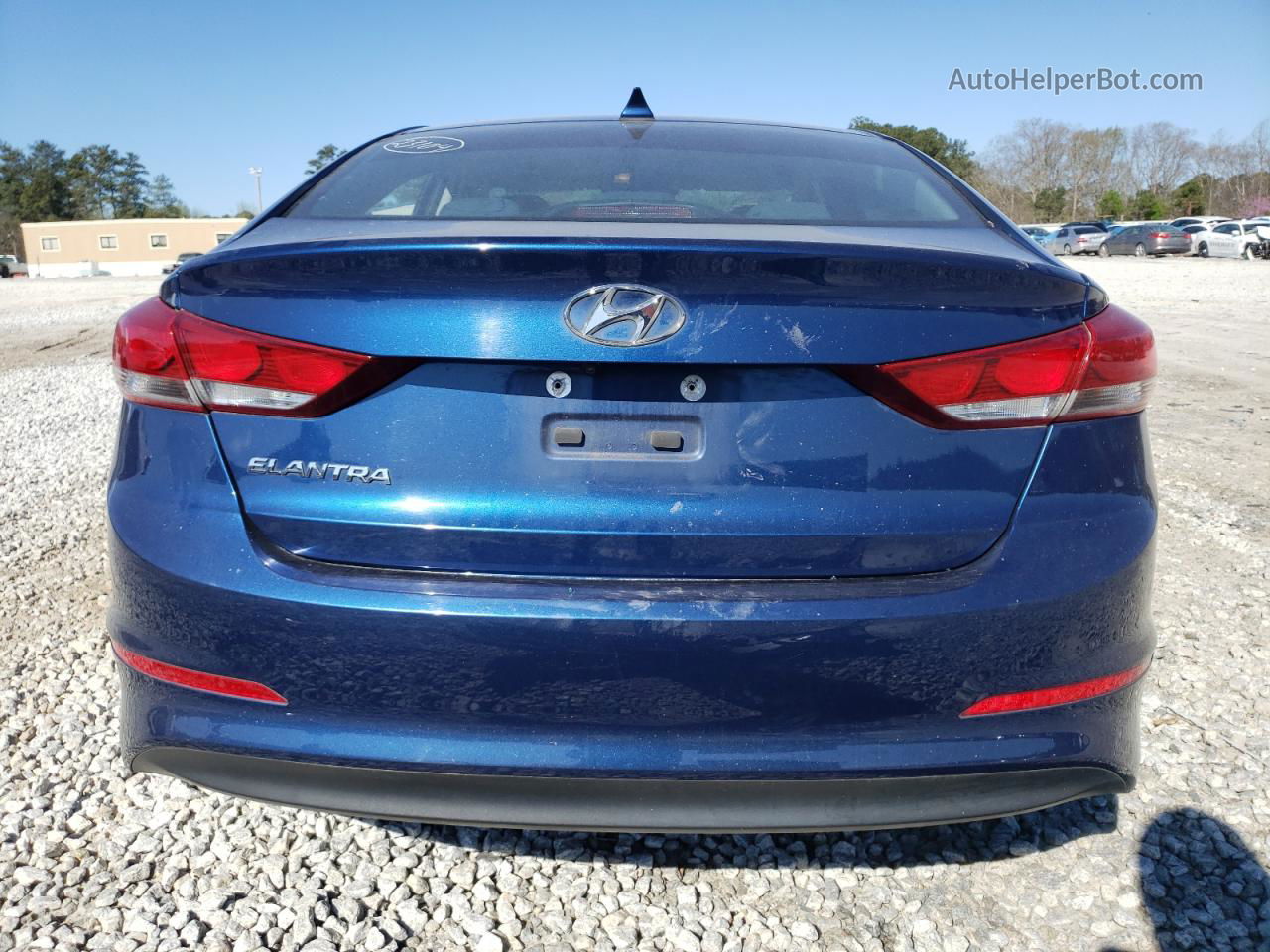 2018 Hyundai Elantra Sel Blue vin: 5NPD84LF4JH254462