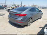 2018 Hyundai Elantra Value Edition Gray vin: 5NPD84LF4JH272489