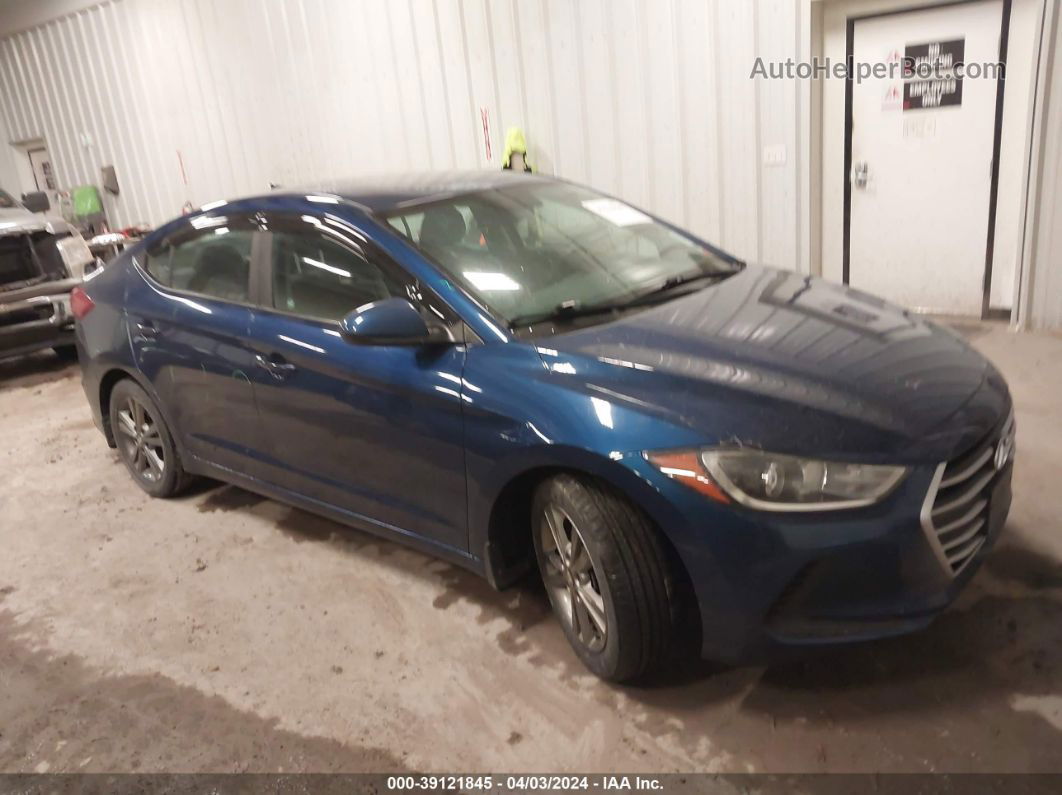 2018 Hyundai Elantra Sel Blue vin: 5NPD84LF4JH283721