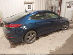 2018 Hyundai Elantra Sel Синий vin: 5NPD84LF4JH283721