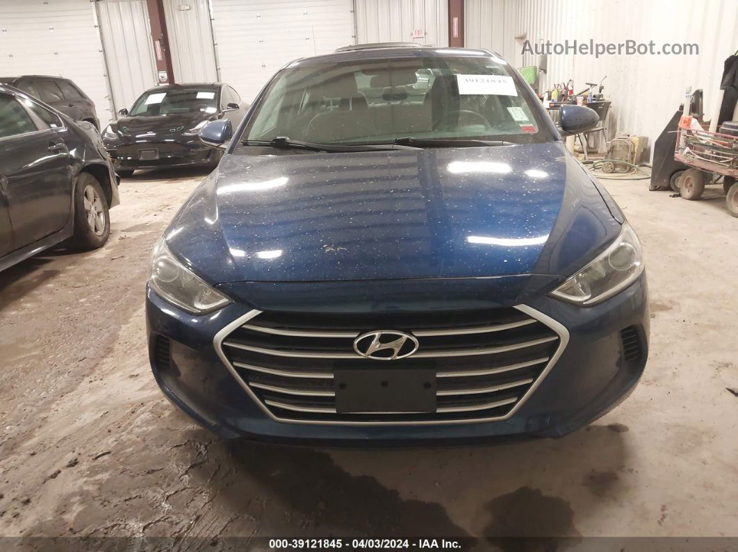 2018 Hyundai Elantra Sel Blue vin: 5NPD84LF4JH283721