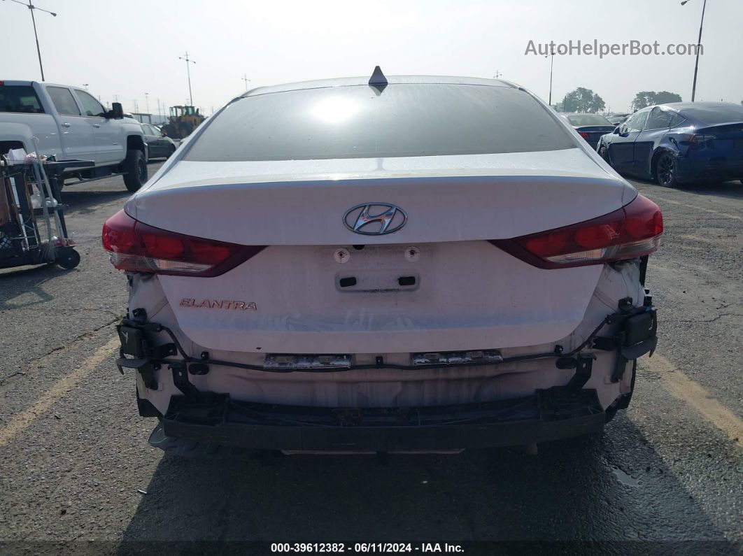 2018 Hyundai Elantra Sel Белый vin: 5NPD84LF4JH298221